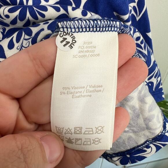 NEW BODEN Lucie Jersey Tunic Size 4 Blue Bird Print - Picture 9 of 11